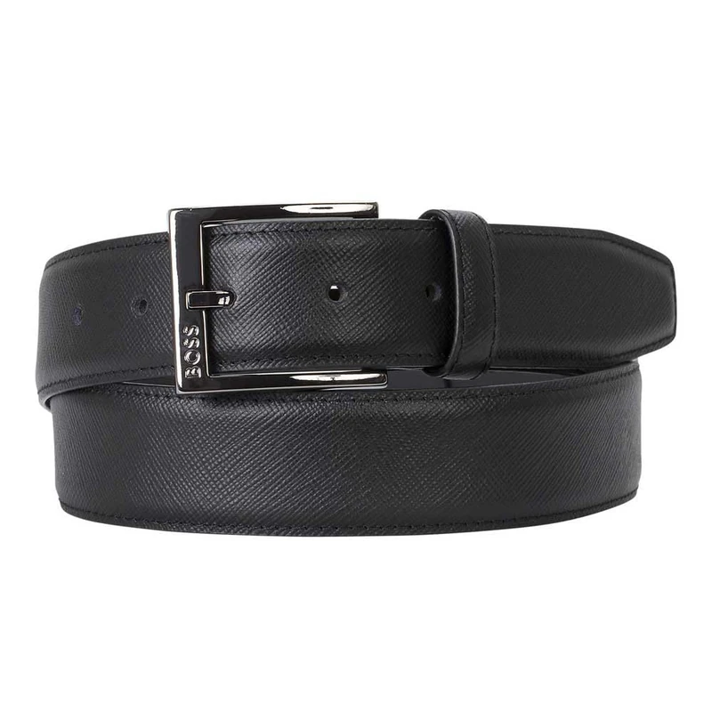 BOSS Men's Elloy-Al-St_Sz35 Belt, Black1, 80