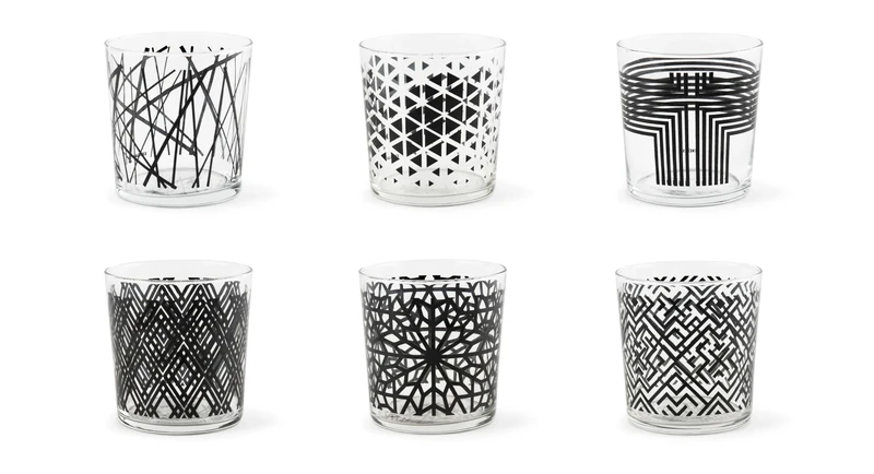 Excelsa Emily Set of 6 Water Glasses, Glass, 350 ml Capacity