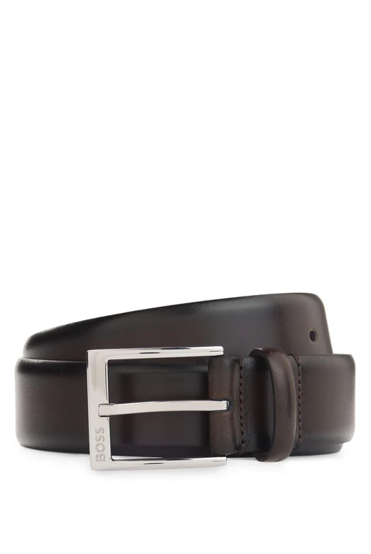 BOSS Men's Elloy-PC-an_Sz35 Belt, Dark Brown202, 80