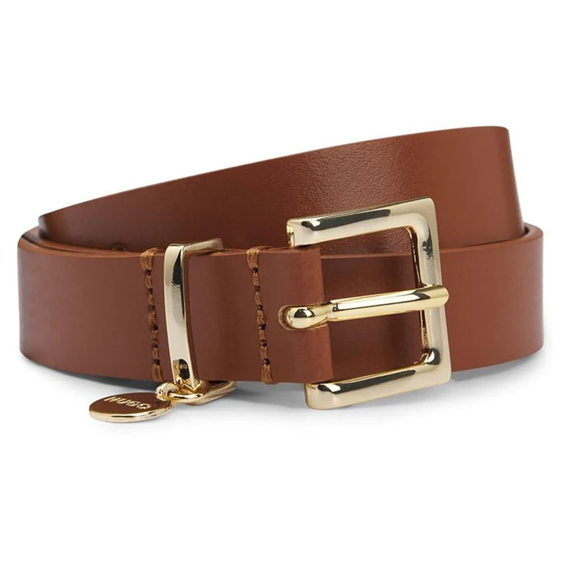 BOSS Women's Amelia-G_Sz25 Belt, Medium Brown215, 85