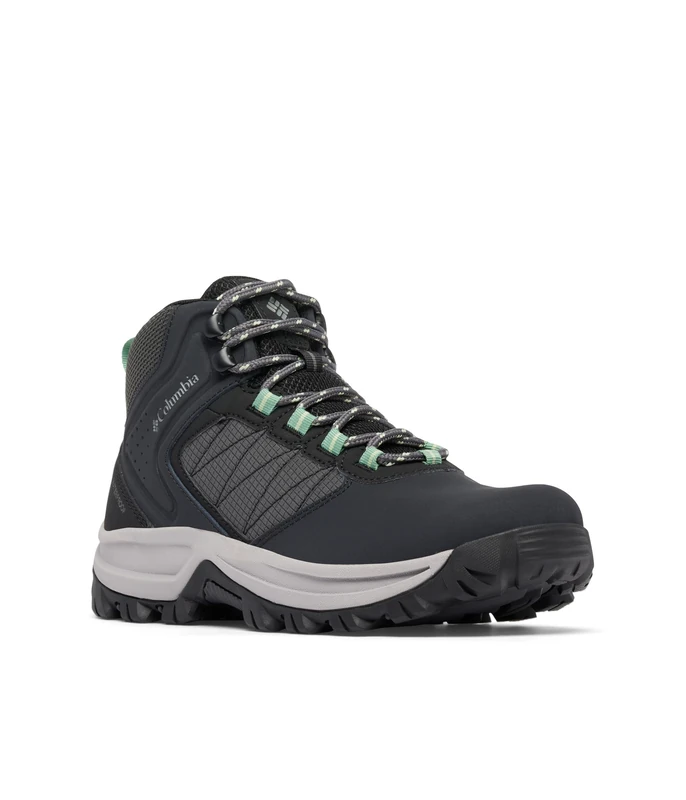Columbia Women's Transverse Hike Waterproof Boot, Black/Sage Leaf, 3 UK