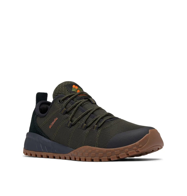 Columbia Men's Fairbanks Low Sneaker, Deep Olive/Desert Sun, 13 - Image 1
