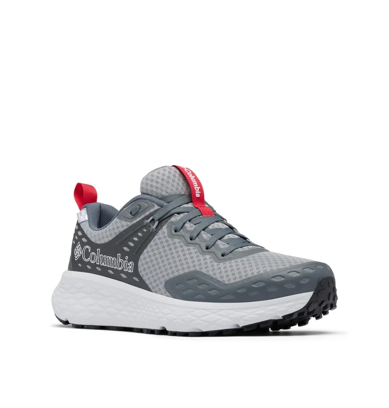 Columbia Men's Konos TRS Outdry, Waterproof Low Rise Trekking and Hiking Shoes, Monument/Mountain Red, 7.5