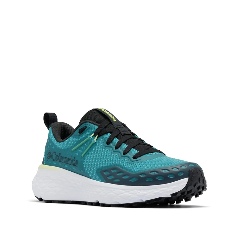 Columbia Women's Konos TRS Shoe Running, Teal/Spring Yellow, 8.5 UK