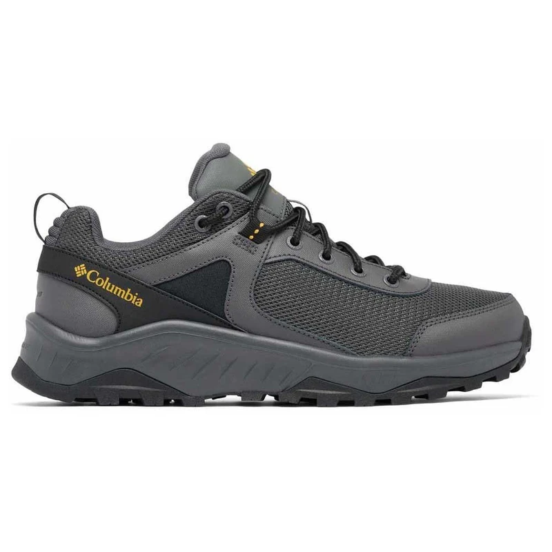 Columbia Men's Trailstorm Ascend Waterproof, Dark Grey/Golden Yellow, 7.5