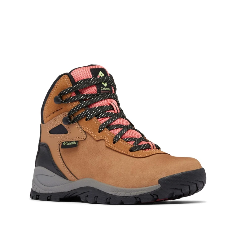 Columbia Women's Newton Ridge Bc Nubuck Sneaker, Elk/Spring Yellow, 7 - Image 1