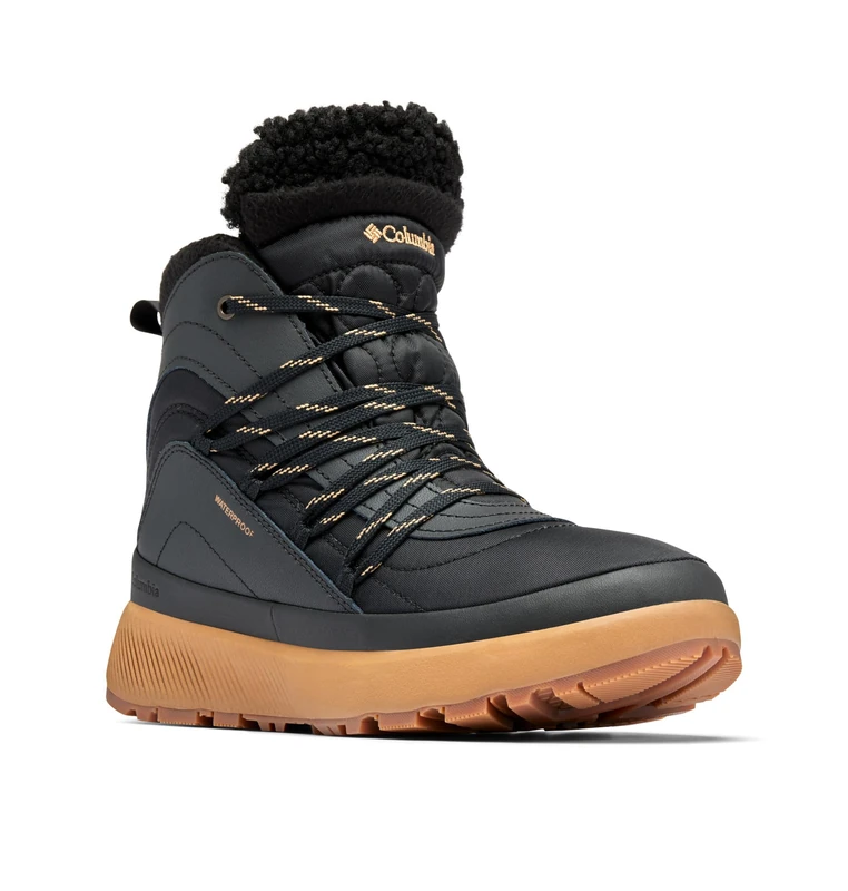 Columbia Women's Red Hills Omni-Heat, Snow Boots, Black/Sahara, 3 Regular