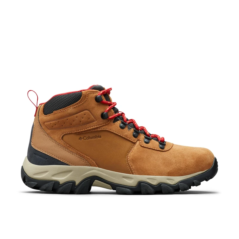 Columbia Men's Newton Ridge Plus Ii Suede Waterproof Hiking Shoe, 2024 Elk Mountain Red, 10 UK