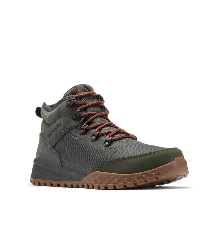 Columbia Men's Fairbanks Mid Winter Sneakers - Gravel/Dark Moss