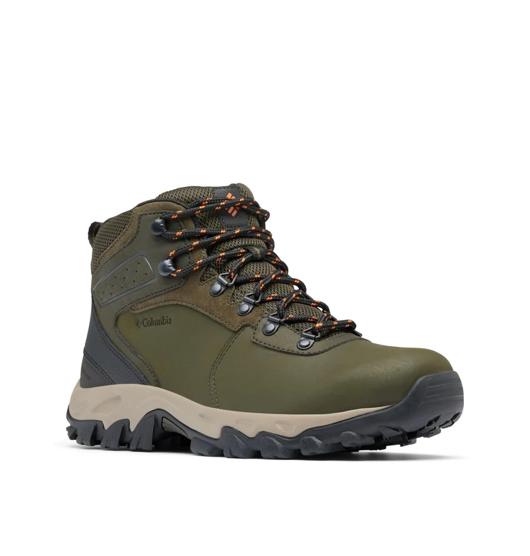 Columbia Men's Newton Ridge Plus Ii Waterproof Hiking Shoe, 2024 Deep Olive Desert Sun, 13 UK
