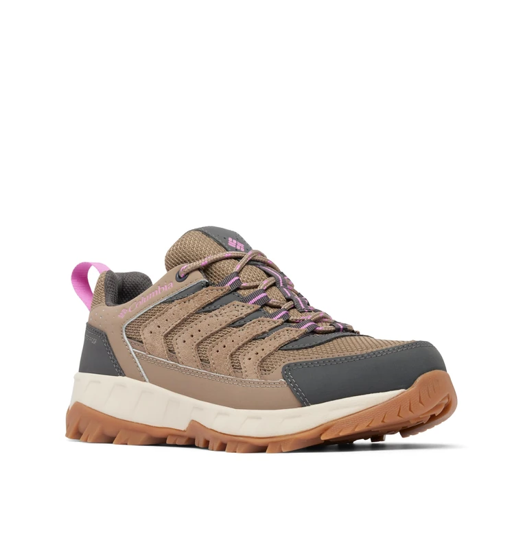 Columbia Strata Trail Low WP Shoes, Lightweight Build, Waterproof Design, Exceptional Cushioning, High Energy Return, Non-Marking Grip, Debris Shield - Women's