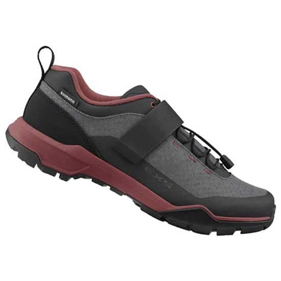 SHIMANO Bicycle Shoes Sh-ex500, Unisex Adult Cycling Shoes, Black/White, 8.5 UK