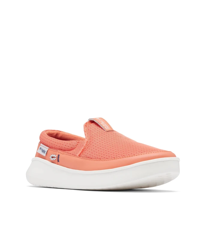 Columbia Women's Boatside Breathe PFG Boat Shoe, Faded Peach/Nocturnal, 7
