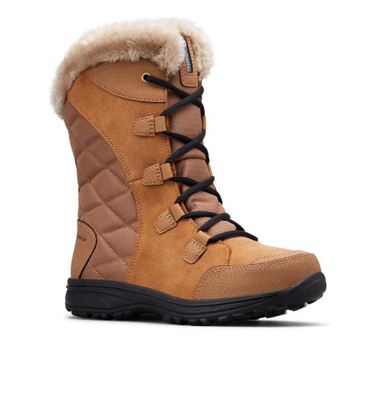 Columbia Women's Ice Maiden Ii Waterproof Snow Boot, 2024 Elk/Black, 6.5