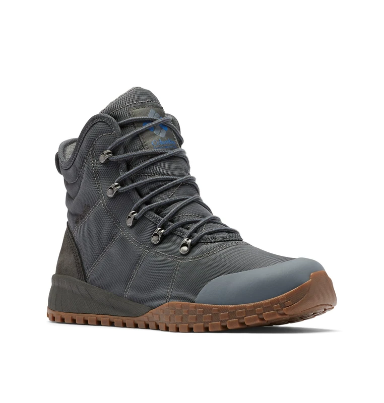 Columbia Men's Fairbanks Omni-Heat Snow Boot, Graphite/Dark Moss, 15 Wide