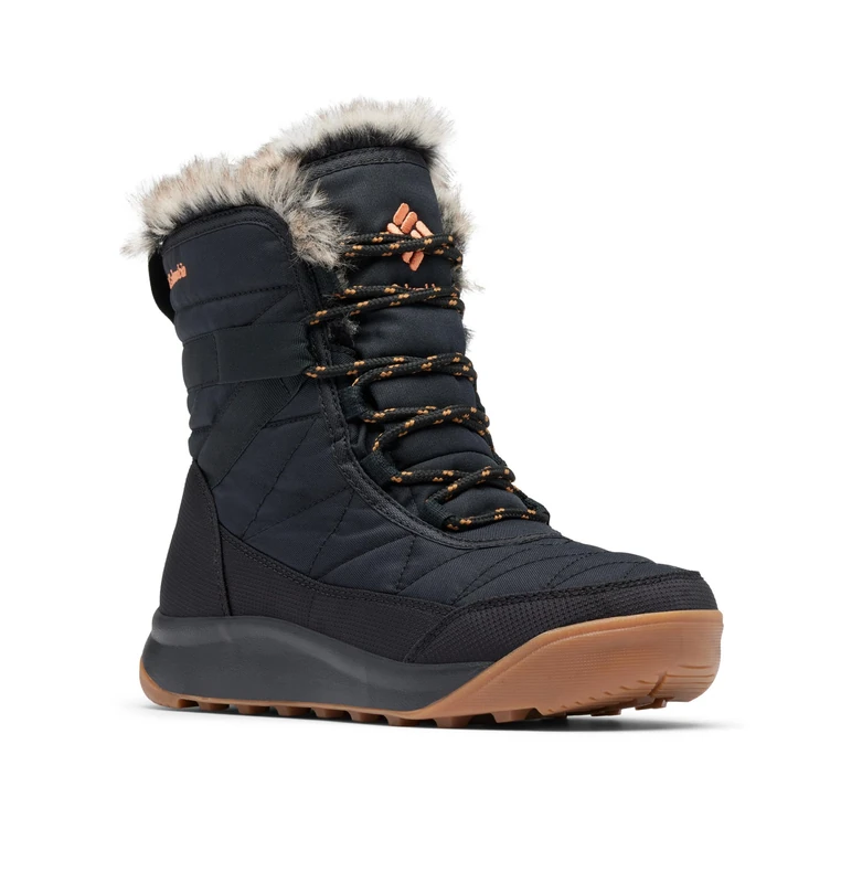 Columbia Women's Minx Shorty 4, Snow Boots, Black/Pure Copper, 7 Regular - Image 1