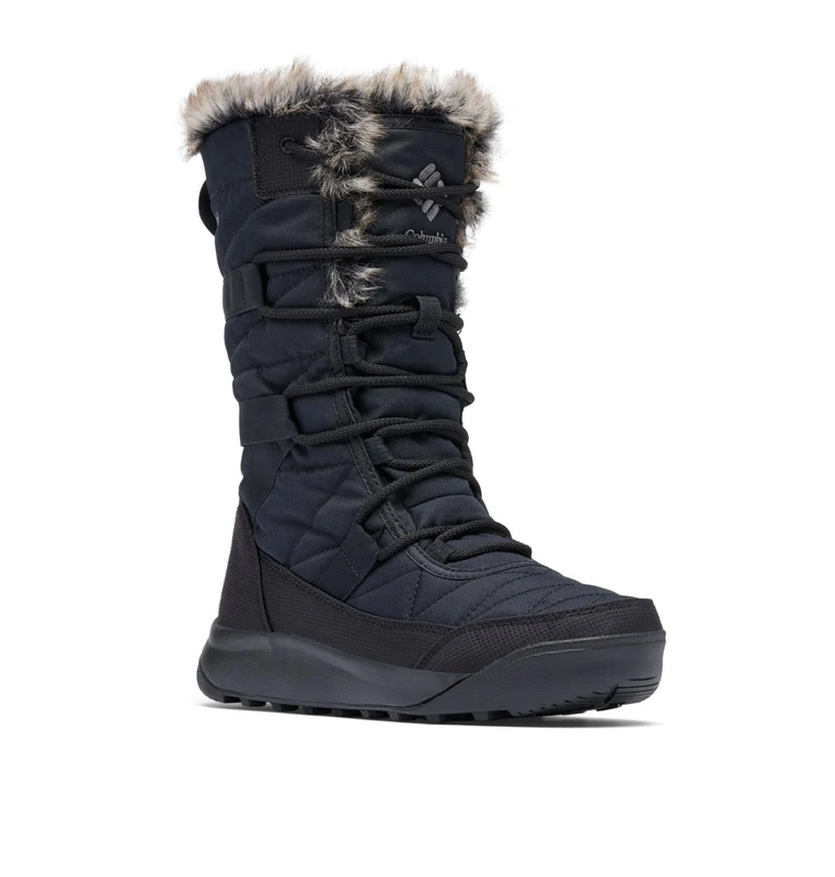 Columbia Women's Minx Iv Snow Boot, Black/Titanium Ii, 6.5 UK