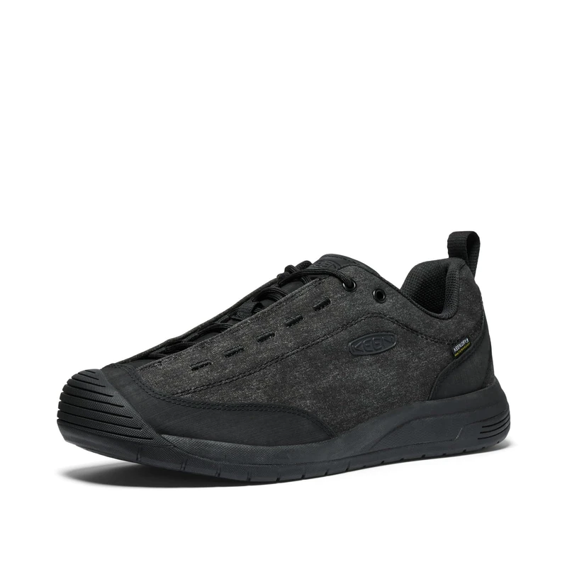 KEEN Men's Jasper 2 Waterproof Leather Climbing Approach Style Sneakers, Va Black, 10.5