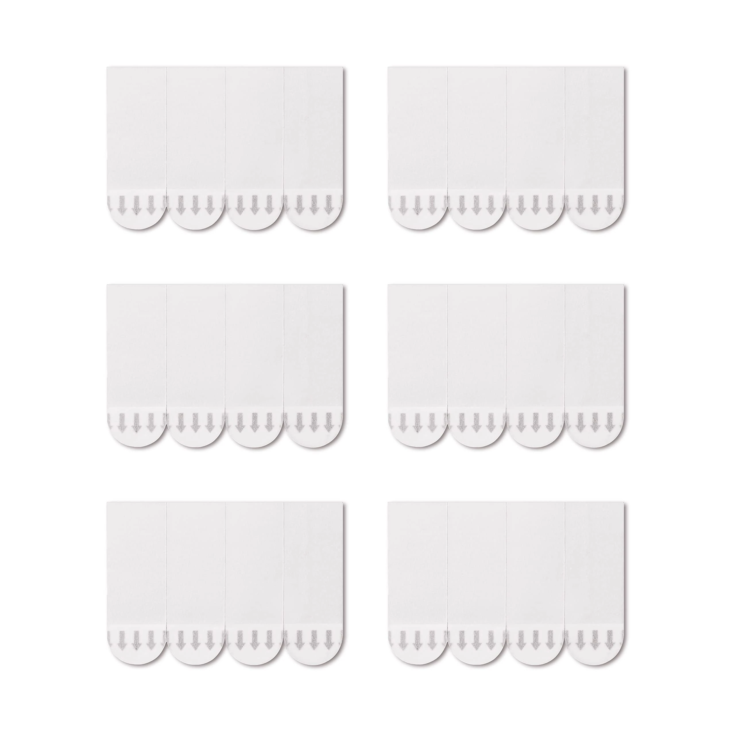 JELLYSUB 120 Pieces Poster Strips, No Tools Removable Adhesive Refill Strips Damage Free, Water-Resistant Replacement Hanging Strips for Posters, Indoor Wall Hooks and Wall Décor