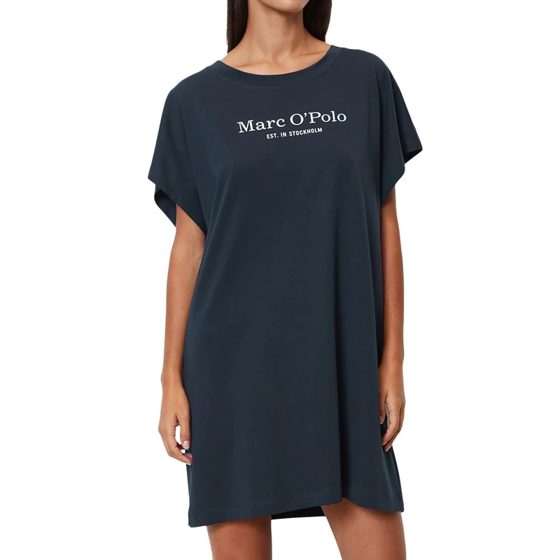 Marc O'Polo Women's Mix & Match Dress Night Shirt, navy, M - Image 1