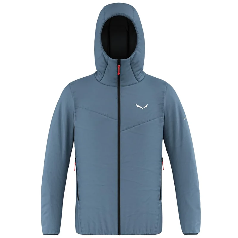 Salewa Puez Catinaccio 2 TirolWool® Hooded Jacket Men, Blue, M