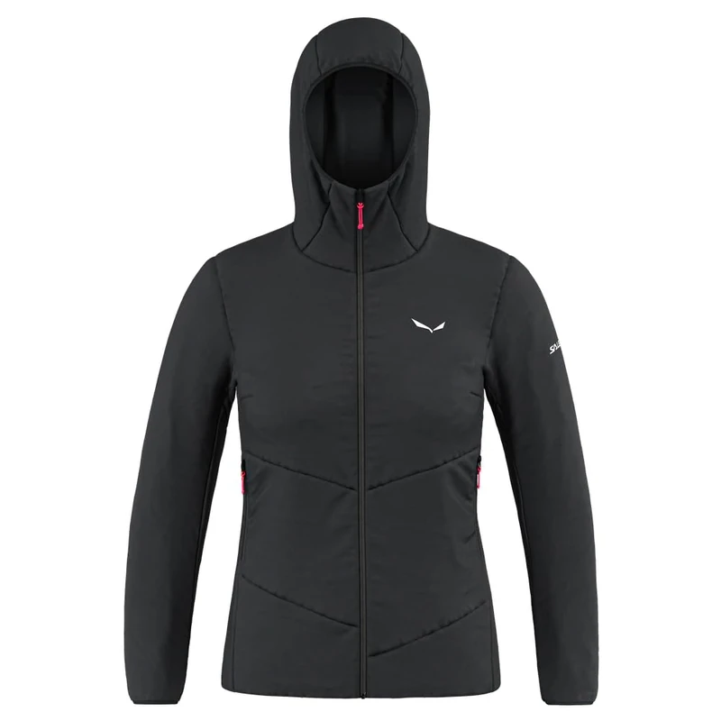 Salewa Puez Catinaccio 2 TirolWool® Women's Hooded Jacket, Black, XS