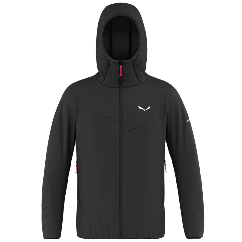 Salewa Puez Catinaccio 2 TirolWool® Hooded Jacket Men, Black, XXL