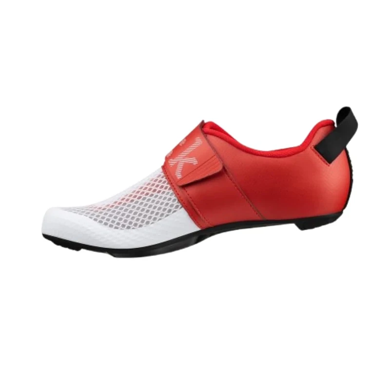 Fizik Unisex Transiro Hydra Cycling Shoes, White/Red, 3.5 UK