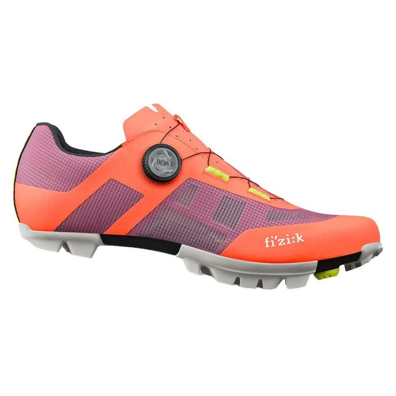 Fizik Vento Proxy Off-Road Racing Performance Cycling Shoes, EU 41, Coral/Purple - Image 1