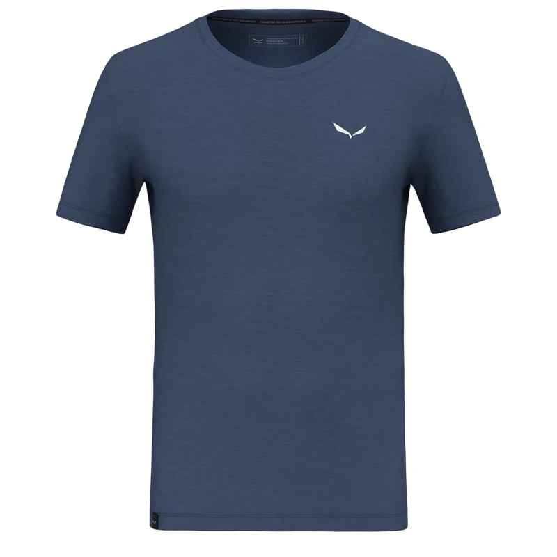 Salewa Eagle Minilogo Merino T-Shirt Men, Blue, S