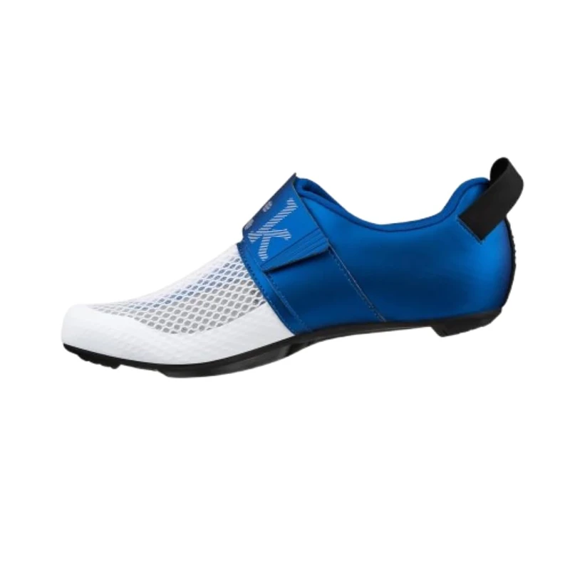 Fizik Transiro Hydra Nylon Outsole Triathlon Performance Cycling Shoes, EU 41.5, White/Blue