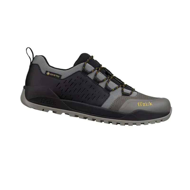 Fizik Unisex Terra Ergolace GTX Clip Off-Road Cycling Shoes, Grey/Black, 11.5 UK