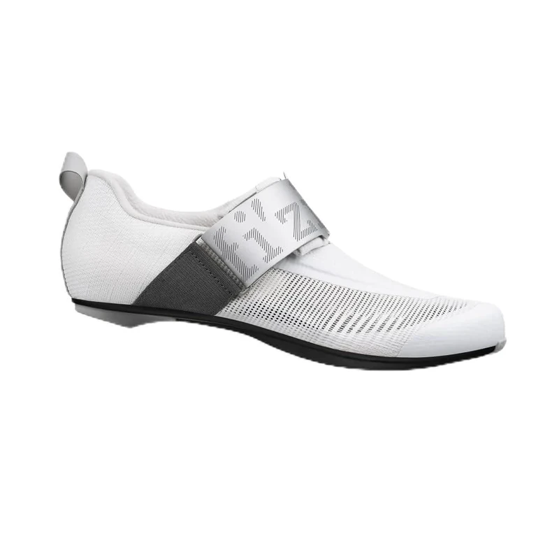 Fizik Unisex Transiro Hydra Aeroweave Carbon Cycling Shoes, White/Silver, 5.5 UK
