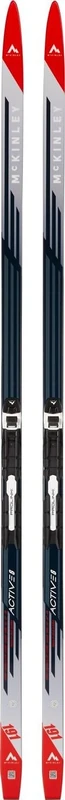 McKINLEY Active 8 Grip + Prolink Aut Cross-country ski set Black/White/Red 184