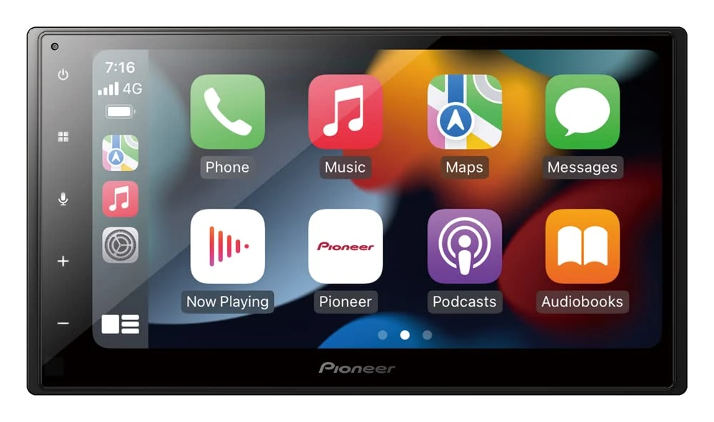 Pioneer SPH-DA360DAB-F 2-DIN Media Receiver, Capacitive 17.3 cm/6.8 inch Touch Panel, with Wi-Fi, Apple CarPlay, Android Auto and DAB+, Includes Screen Protector