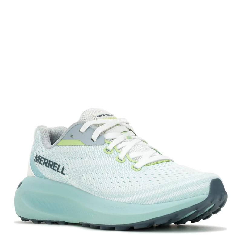 Merrell Women's MORPHLITE Trail Running Shoe, White/Frost Blue, 8.5 UK