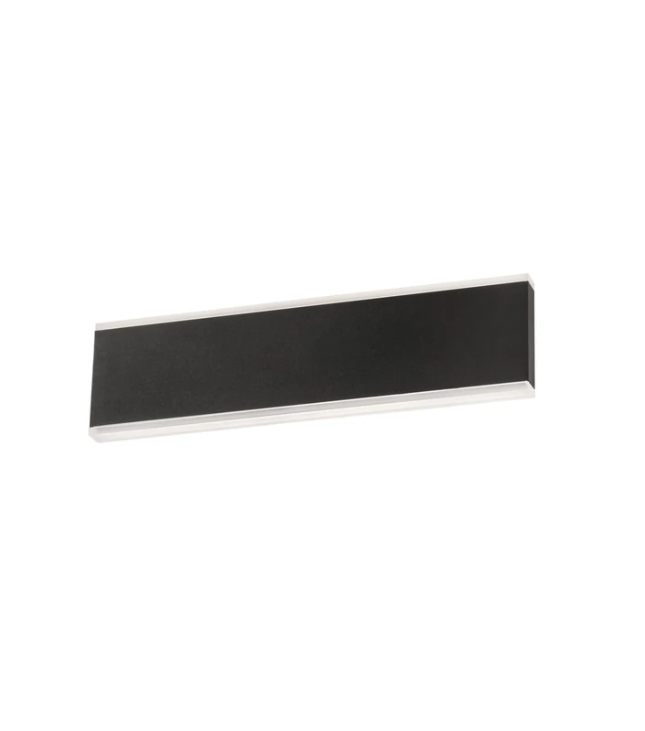 Fischer & Honsel Muur 30534 Wall Light Sand Black Length 30.50 cm Width 8.00 cm Projection Wall 5.00 cm with Switch 1x LED 8.5 Watt 2700 K 1200 lm EEG: F - Image 1