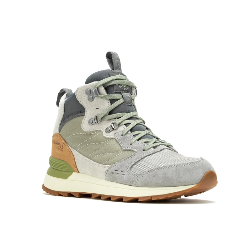 Merrell Men's Alpine 83 Sneaker Recraft Mid Waterproof Trainer, Charcoal, 7.5 UK