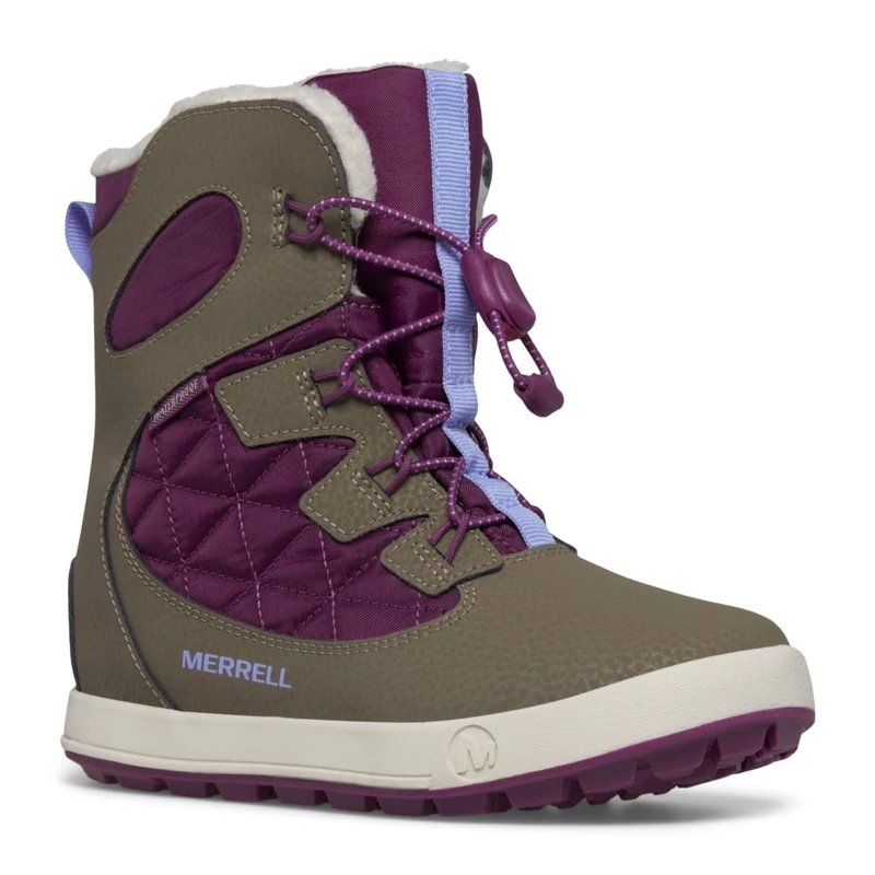 Merrell Unisex Kids Bank 4.0 Wtrpf Snow Boot, Truffle Plum, 10 UK