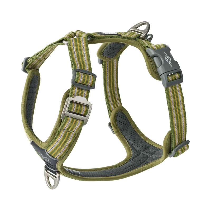 DOG Copenhagen Comfort Walk Air 3.0 Harness - Dog Harness - Adjustable, Reflective Harness - Stain and Water-Repellent, Hunting Green, XL