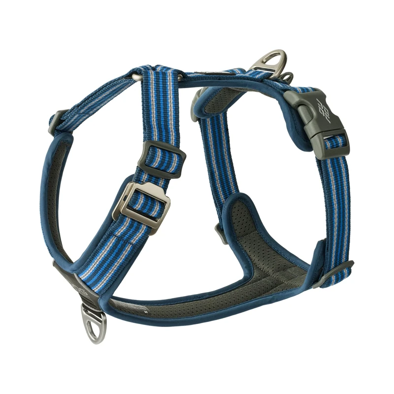 DOG Copenhagen Comfort Walk Air 3.0 Harness - Dog Harness - Adjustable, Reflective Harness - Stain and Water-Repellent, Ocean Blue, XL