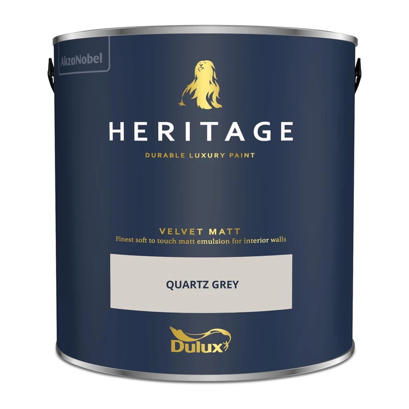 Dulux Heritage Paint (2.5L, Quartz Grey) - Image 1