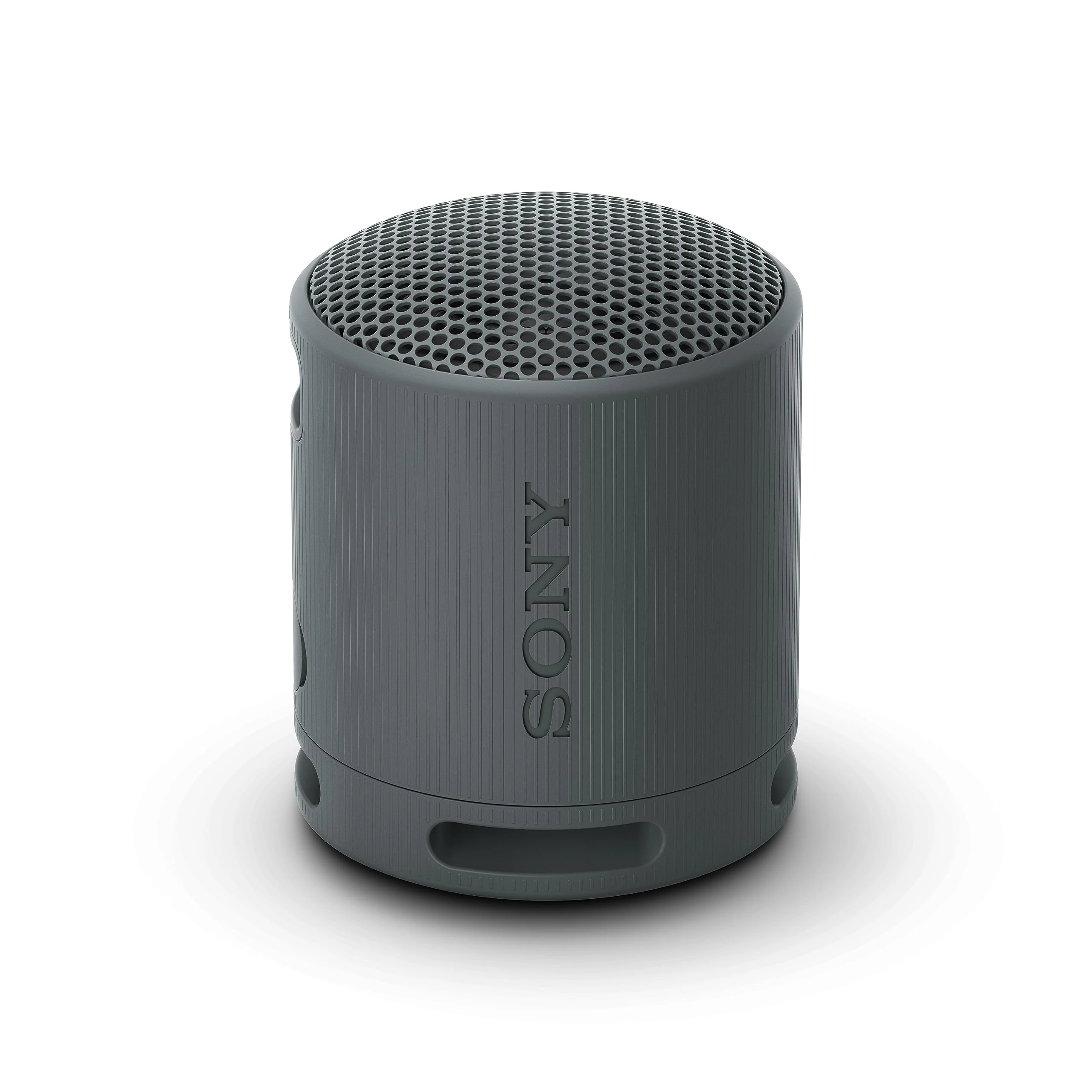 Sony SRS-XB100 - Wireless Bluetooth, Portable, Lightweight, Compact, Outdoor, Travel Speaker, Durable IP67 Waterproof & Dustproof,16 HR Battery, Versatile Strap, Hands-Free Calling, Black (Renewed)