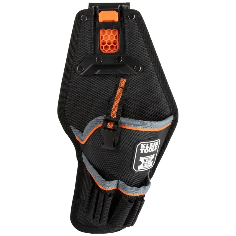 Klein Tools 55836MB MODbox Drill Pouch, Impact Holster, Quickly Clip to Attach and Release from Tool Belts and MODBox Rail System