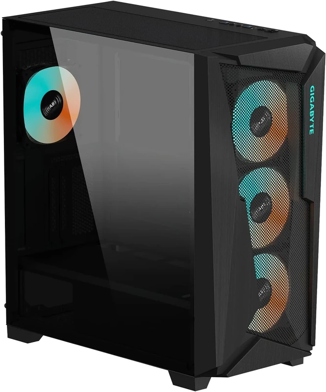 Gigabyte C301 Glass Mid Tower Case - Black