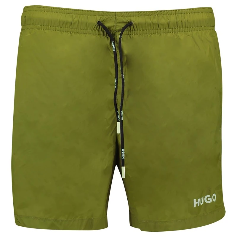 HUGO Men's Haiti Swim Short, Open Green386,