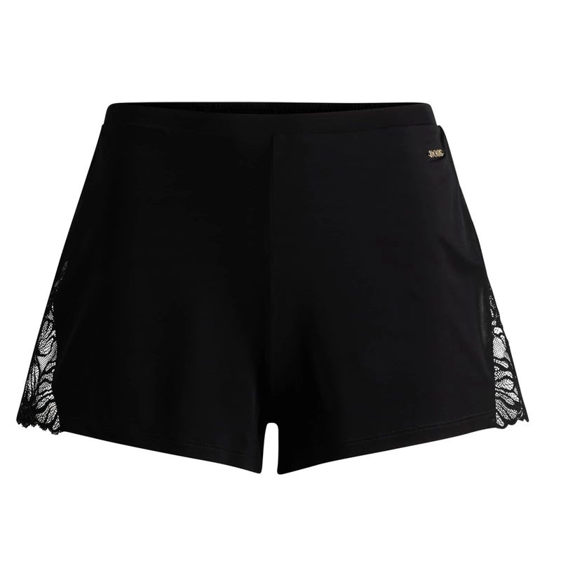 BOSS Women's Bianca_Shorts Pyjama Short, Black1, - Image 1