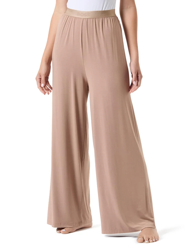 BOSS Women's Bea_Pants Pyjama Pant, Medium Beige263,