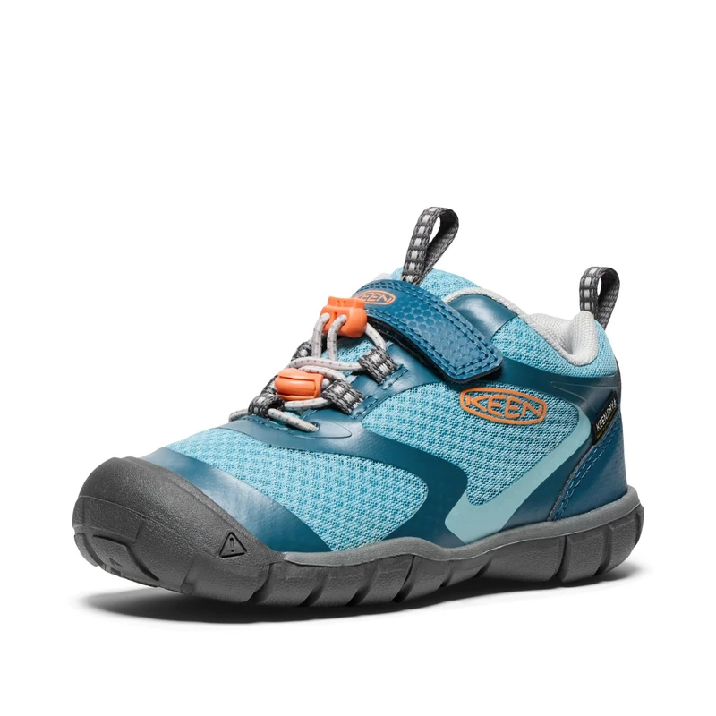 KEEN Unisex-Child Tread Rover Comfortable Easy On Waterproof Sneakers, Legion Blue/Nectarine, 7