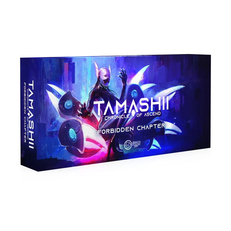 Tamashii: Chronicles of Ascend Forbidden Chapter Expansion - Unravel The Secrets of a Forbidden Realm, Sci-Fi Strategy Game, Ages 14+, 1-4 Players, 45-90 Min Playtime, Made by Awaken Realms